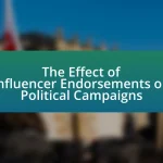 The Effect of Influencer Endorsements on Political Campaigns