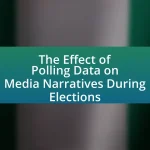 The Effect of Polling Data on Media Narratives During Elections
