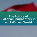 The Future of Political Commentary in an AI-Driven World