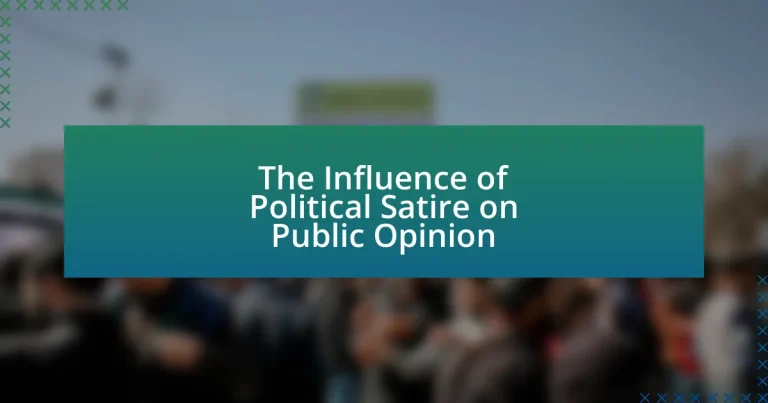 The Influence of Political Satire on Public Opinion