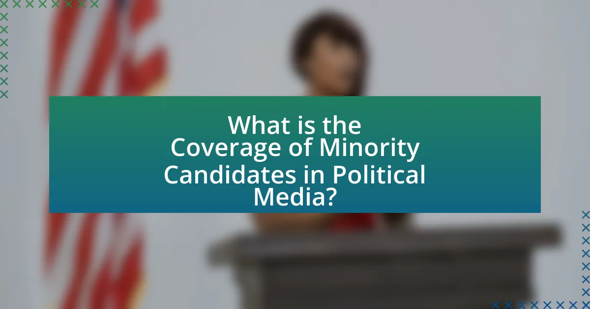 What is the Coverage of Minority Candidates in Political Media?